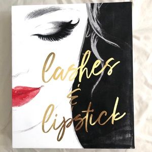 “Lashes and Lipstick” Picture